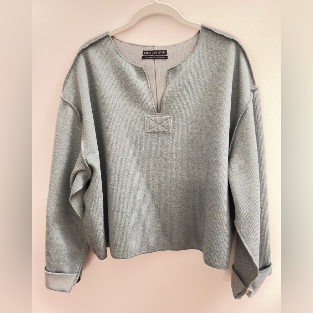 Urban Outfitters Gray Crop Top